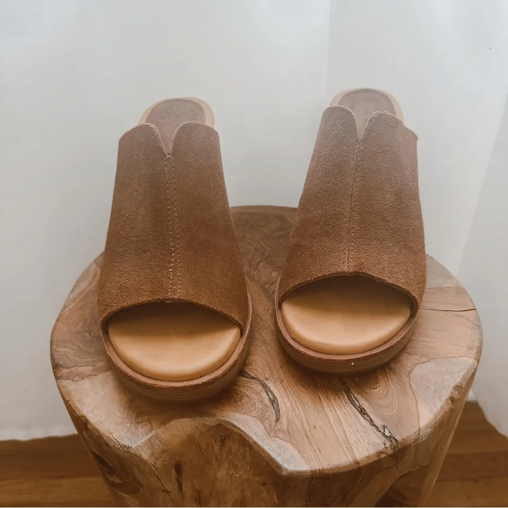 NW/OT kork-ease classic suede heeled mule - Picture 4 of 5